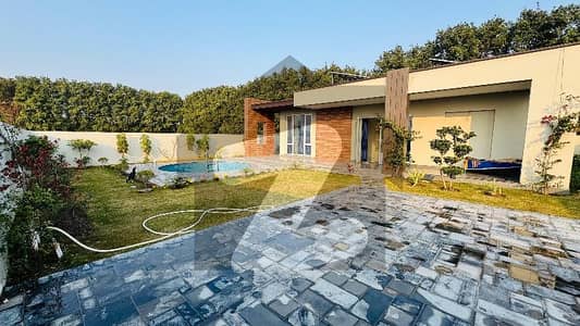 24 MARLA BRAND NEW FARM HOUSE WITH SWIMMING POOL SOLAR INSTALLED