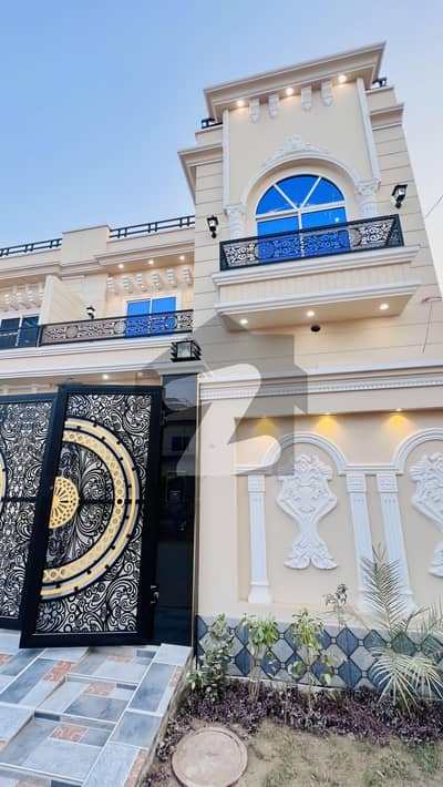 6 Marla Brand New Luxury Double Storey House Available For Sale In Gated Society Near Wapda Town Phase 1