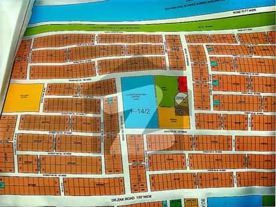 F14/2 Main Double Road Plot For Sale Plot Size 50x90