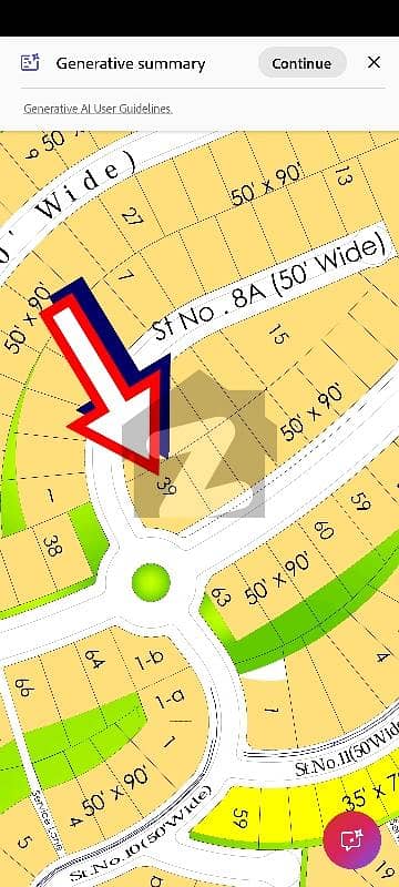 Main Blvd Corner Prime Location Plot + Extra Land Paid Bahria Hamlet Phase 8