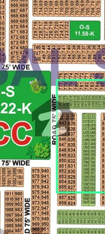 10 Marla Residential Plot For Sale In CC Block, LDA City Lahore