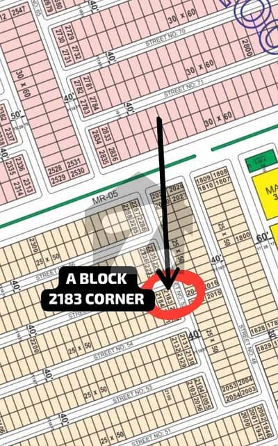 FHA 5 Marla Corner For Sale