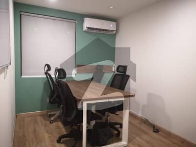 Fully Furnished 2100 Square Feet 1st Floor Corner Khayaban Ittehad