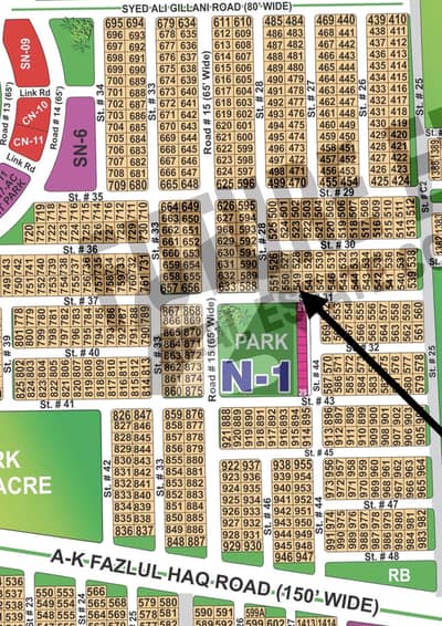 1 Kanal Possession Plot For Sale Near Main Boulevard In DHA Multan Sector N