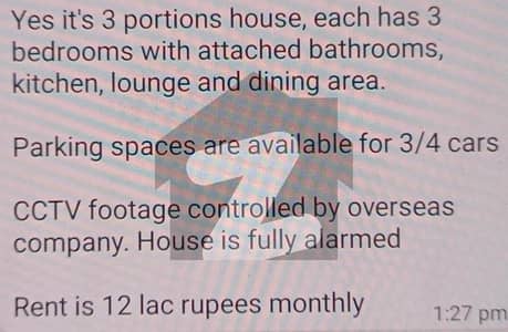 One kinaal doubly storey house for rent