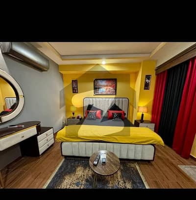 1 Bed Apartment Available For Rent Zarkoon Heights & Top City Islamabad