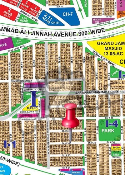 1 Kanal Sector I Possession Ready Prime Location For Sale At Reasonable Price Near Park Near Masque Commercial Markeet