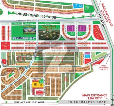 A Block 1 kanal plot back to Khunjerab Road plot for Sale good Location Reasonable price possession soon near park and commercial hub direct access to Main Ferozpure Road