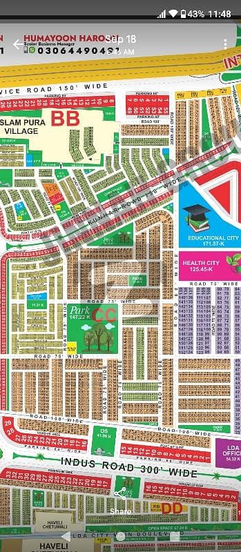 CC Block 10 Marla plot for Sale good Location Reasonable price Near 144 kanal park