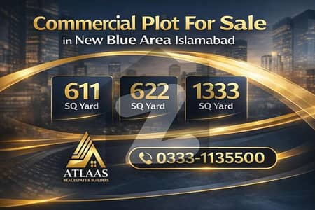 نیو بلیو ایریا اسلام آباد میں 1 کنال کمرشل پلاٹ 22.0 ارب میں برائے فروخت۔