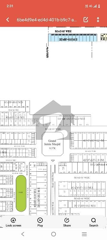 22 Marla Plot Phase 3 Al razzaq royals Sahiwal