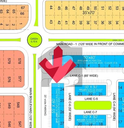 ایف ۔ 17 اسلام آباد میں 12 مرلہ کمرشل پلاٹ 7.3 کروڑ میں برائے فروخت۔