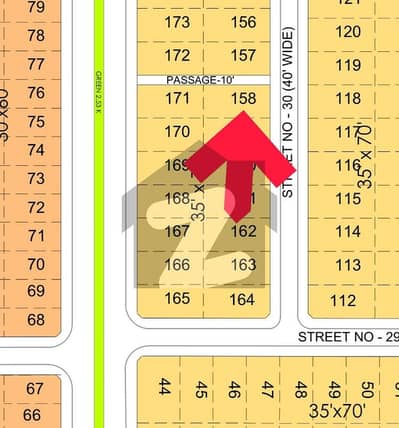 10 MARLA CORNER PLOT FOR SALE F-17/2 ISLAMABAD ALL FACILITY AVAILABLE CDA PROVED SECTOR