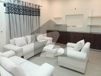 Get Your Dream Luxury 1 Bed Furnished Flat With Tv Lounge, Kitchen On Ground Floor Is Available For Rent In Sarfaraz Rafiqui Road Cantt Lahore