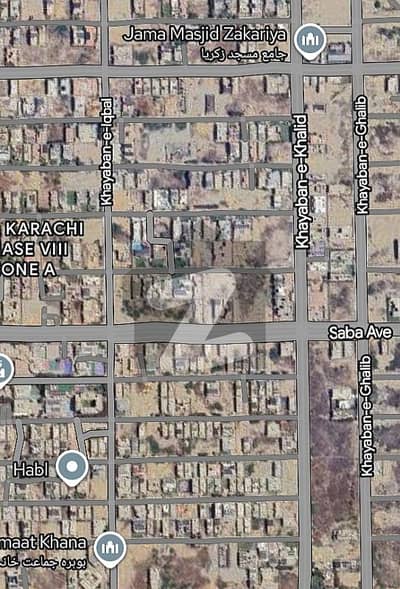 2000 Yds Plot in A Zone, Phase 8, DHA Karachi