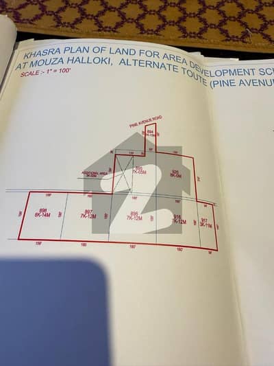 50 Kanal Lifetime Commercial Land for Sale on Pine Avenue, Near Ring Road Lahore