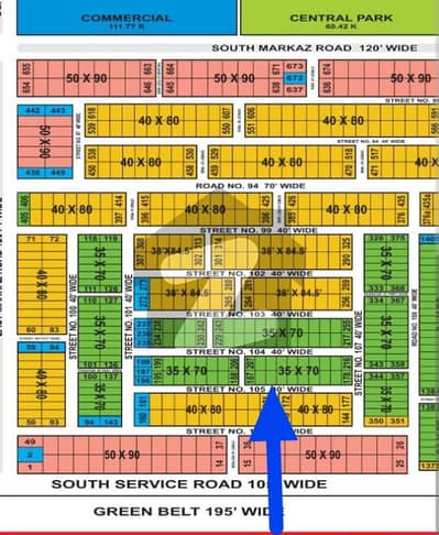 35*70 (10 Marla) Plot For Sale