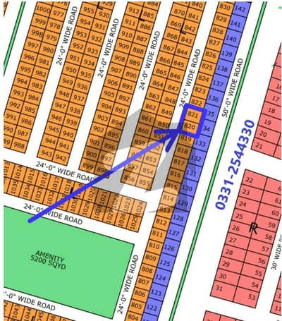 PAIR 80 YARDS PLOT SALE IN NORTH TOWN RESIDENCY PHASE 1 GOLD BLOCK