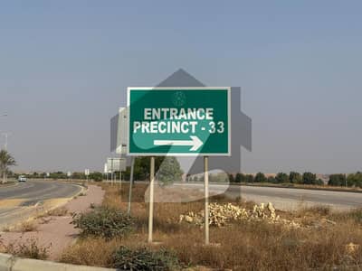 500 Sq Yd Plot For Sale Precinct-33, Bahria Town Karachi Ready-to-Construct, Near Entrance & Rafi Cricket Stadium | Prime Location for Future Investment.