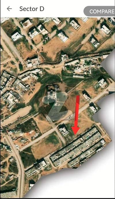 Bahria Town Phase 8 Sector D 10 Marla Plot For Sale