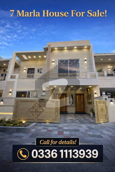 Elegant & Well Finished Most Luxury House In 7 Marla Category House