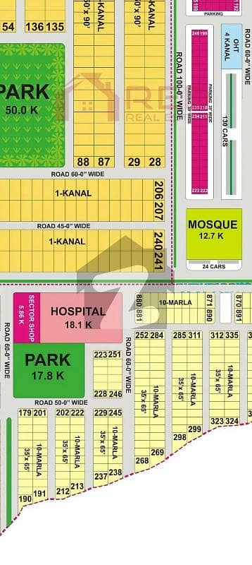 ڈی ایچ اے فیز 8 - بلاک زیڈ 3 ڈی ایچ اے فیز 8,ڈی ایچ اے ڈیفینس,لاہور میں 10 مرلہ رہائشی پلاٹ 1.3 کروڑ میں برائے فروخت۔