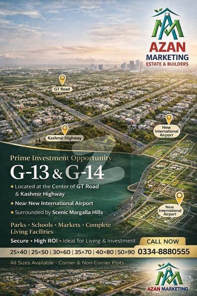 G-14/4 Street 33 investor price near to kashmir highiway Size 60x100 plot for sale G-14/4 Street 33 investor price near to kashmir highiway Size 60x100 plot for sale