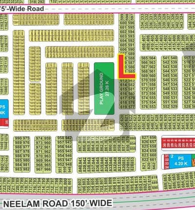 10-Marla On Ground veary near to Park Block-L Possession Plot Available For Sale