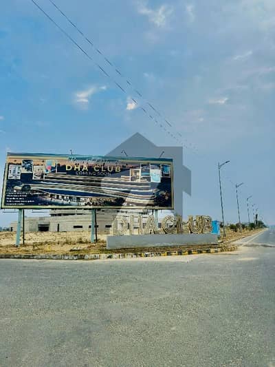 60ft Wide Road Corner Plot Back Of DHA Club And PD House