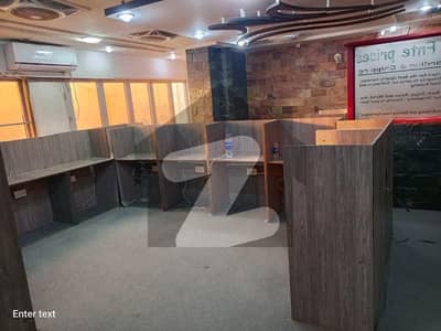 1200 Sq Ft Semi Furnished Office Available At Main Shahrah E Faisal 24/7 Building
