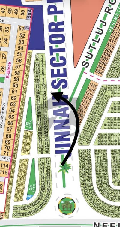 10 Marla Plot for Sale on 300 Ft Jhelum Road Block Q, LDA City Lahore