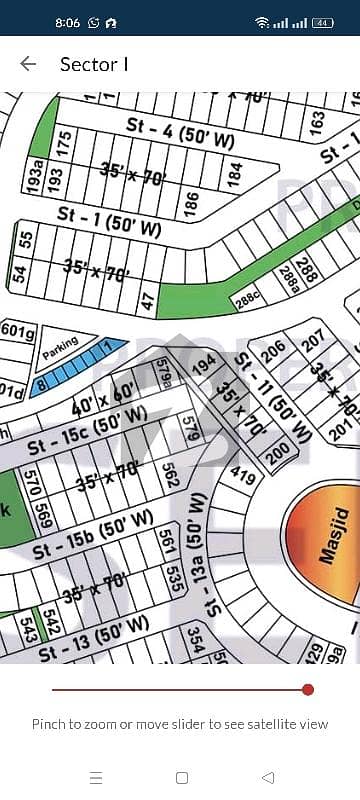 bahria Town Rawalpindi phase 8 Block i kanal plot for sale