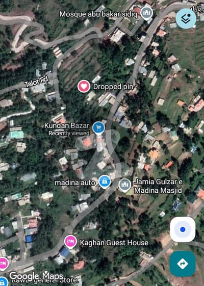 بھوربن مری میں 2 کنال رہائشی پلاٹ 8.0 کروڑ میں برائے فروخت۔