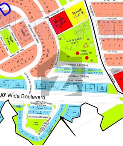 10.66 Marla Commercial no 4. Circulation 3. Sector D. DHA 4. Rawalpindi