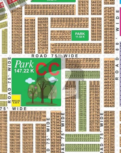 Prime Location 10 Marla CC-BLOCK Plot For Sale Cost of Land