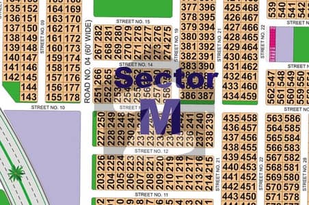 Sector M 1 kanal plot at prime location for sale