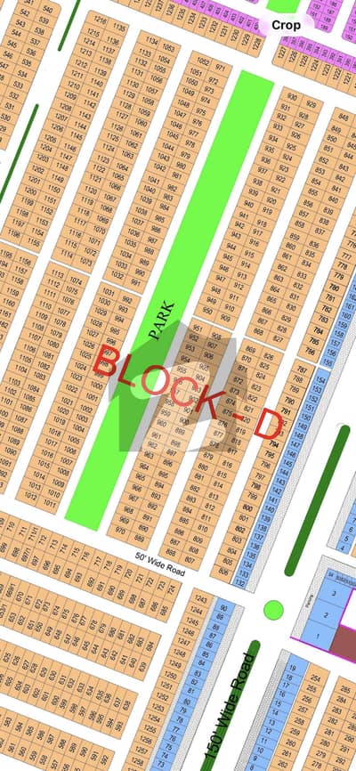 10 Marla Facing park plots for Sale in Lahore