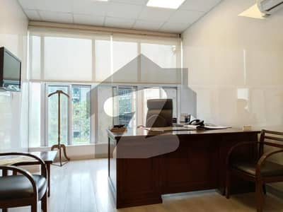 F-11 Markaz Main Double Road Plaza Prime Location 500 Sq. ft Furnished Office Space Available For Rent ,