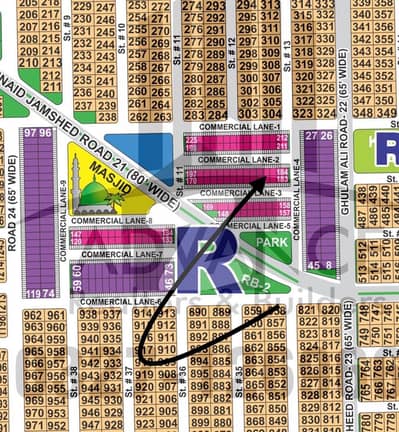 ڈی ایچ اے فیز 1 ۔ سیکٹر آر ڈی ایچ اے فیز 1,ڈی ایچ اے ڈیفینس,ملتان میں 4 مرلہ کمرشل پلاٹ 1.4 کروڑ میں برائے فروخت۔