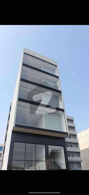 Prime Location 100 yard Brand New Building Ground+Basement+4 Floors . . Open Hall, Best For Multinational Companies & I. T and Software Houses. . RENT
