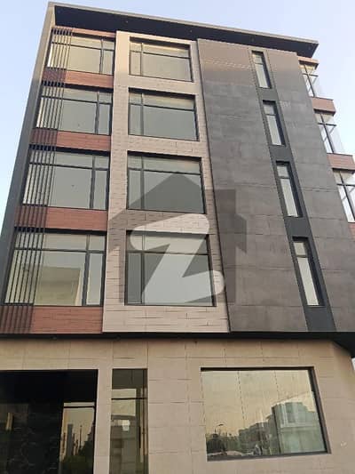 Brand New 200 Yard 3 Side Corner Building Pillar Less Ground & Offices Best For Multinational Companies RENT