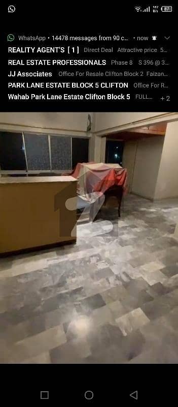 Clifton Block 5 Apartment 2 Bedroom Drining Room Lounge Kitchen Parking Residential Project Boundary Wall No Water Problem Monthly Maintenance 3000 To 4000