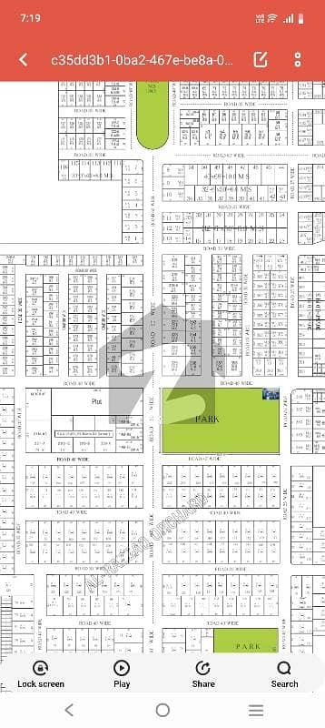 14.1 Marla Corner Plot Main Bolvard Al Razzaq Royals Sahiwal