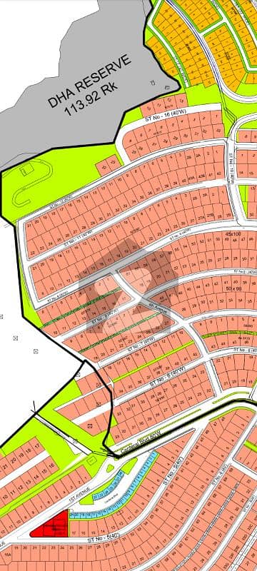 Residential plot Available for sale in DHA phase 4 Sector A