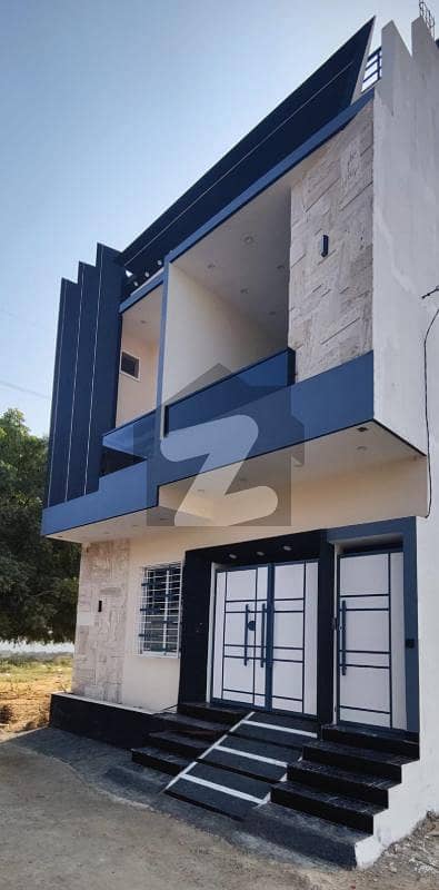 LUXURIOUS BRAND NEW 120 SQR. YDS GROUND + ONE HOUSE FOR SALE IN SAADI GARDEN KARACHI