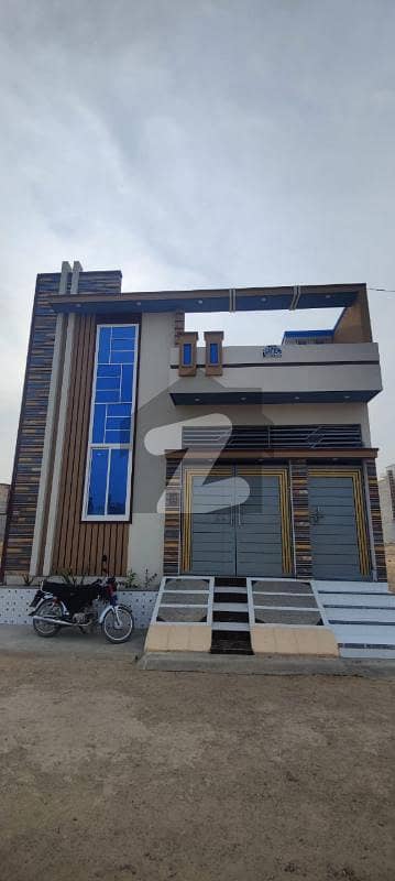 BRAND NEW 120 SQUARE YARDS SINGLE STORY HOUSE FOR SALE IN SAADI GARDEN KARACHI