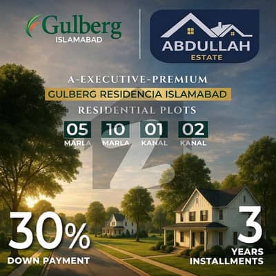 A black Plot Series 200 1 Knal Develop possession for sale in Gulberg Residencia