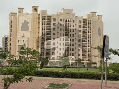 2-Bedroom Lounge Luxurious Apartment for Rent, 1,100 Sq Ft Outer Unit near Midway Bahria Town Karachi, with Park, Mosque, Gallery & Commercial Area nearby.