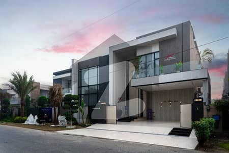 2 Kanal Most Luxurious Galleria Designed Full Furnished Brand New Bungalow Available For Sale with Basement in Swimming Pool Best Location Near To McDonalds' & Big Park