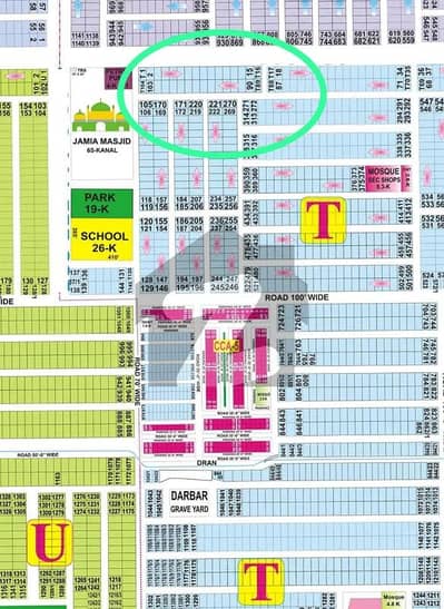 An Excellent Opportunity To Own A 3kanal Corner Plot In The  Prime Location Of T Block, Near To Carrefour In Dha Phase 7, Lahore